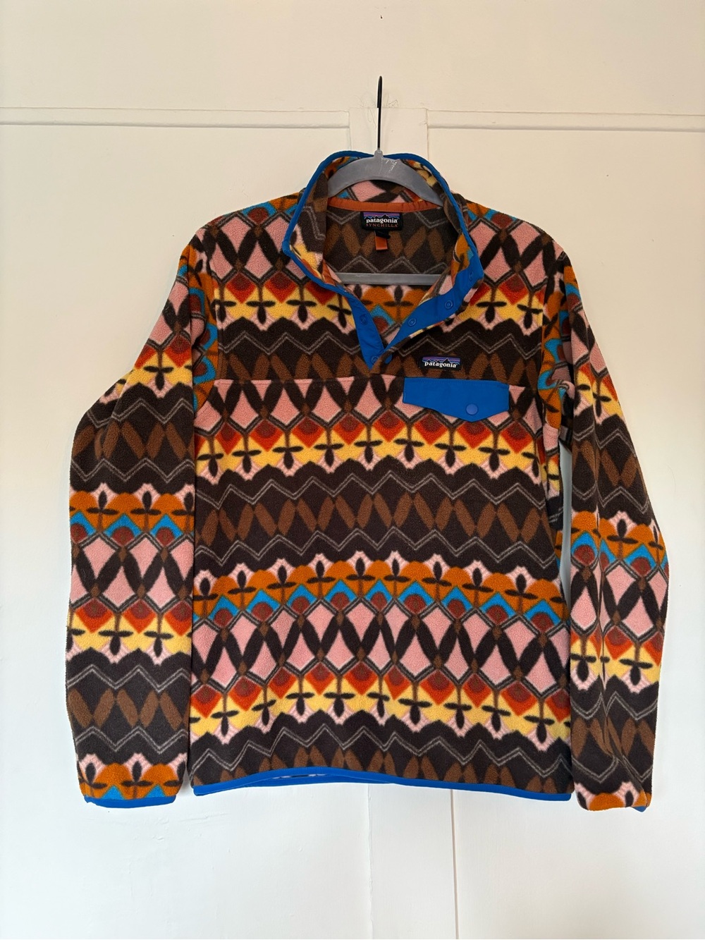 Patagonia Snap-T Fleece Pullover - Multicolor Aztec Print